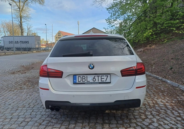 BMW Seria 5 cena 76900 przebieg: 281000, rok produkcji 2013 z Bolesławiec małe 379